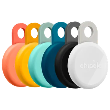 Chipolo LOOP Preto/Branco/Laranja/Azul/Amarelo/Hortelã 6-Pack