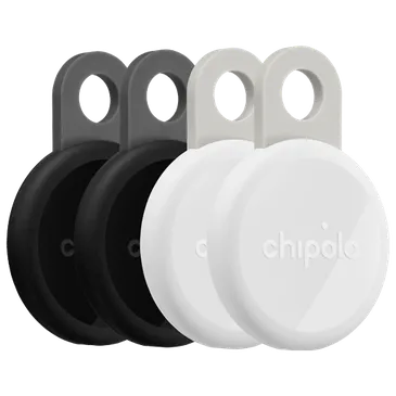 Chipolo LOOP Preto/Branco 4-Pack