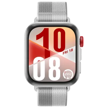 Huawei Watch Fit 4 Prata (Bracelete De Nylon Cinzenta)