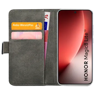 Mobilize PU-Couro Book Capa Preto Honor Magic8 Lite