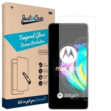 Just in Case Clear Protector de Ecrã de Vidro Temperado Motorola Edge 20