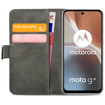 Mobilize Pu-Couro Book Capa Preto Motorola Moto G32
