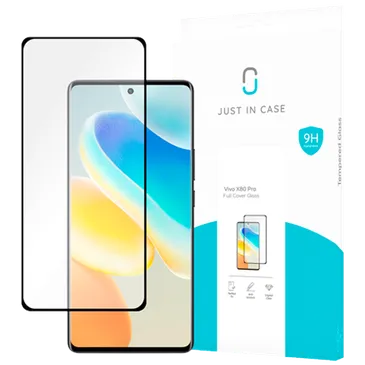 Just in Case Protector de Ecrã de Vidro Temperado Edge to Edge vivo X80 Pro