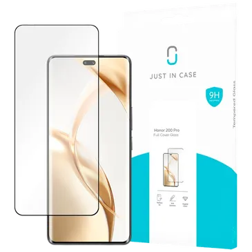 Just in Case Vidro Temperado Edge To Edge Protetor De Ecrã Honor 200 Pro
