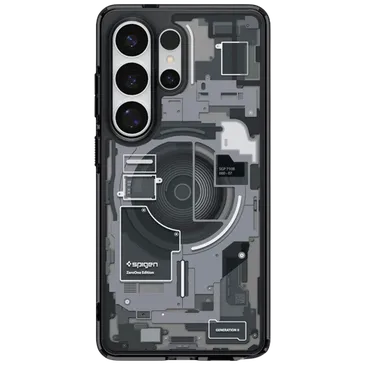 Spigen Ultra Hybrid MagFit Zero One TPU Back Cover Preto Samsung Galaxy S26 Ultra