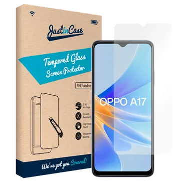 Just in Case Protector De Ecrã Transparente De Vidro Temperado OPPO A17