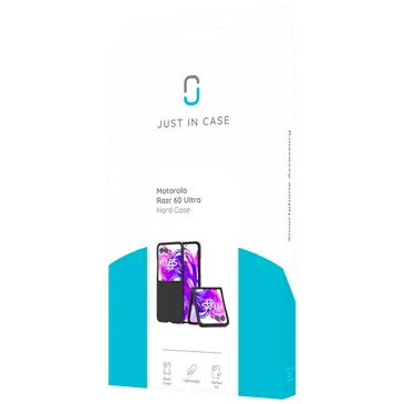 Just in Case PC Back Cover Preto Motorola Razr 60 Ultra/70 Ultra