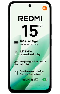 Xiaomi Redmi 15 5G 128GB Preto