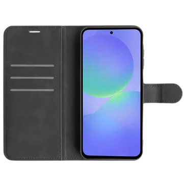 Just in Case PU-Couro Book Capa Preto Samsung Galaxy A37 5G