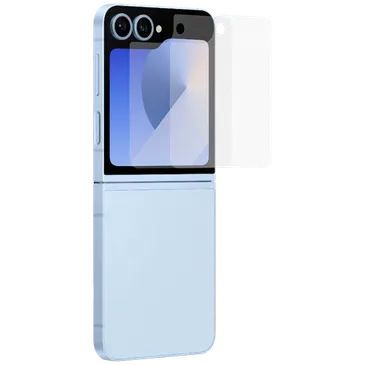 Samsung Protector De Ecrã Transparente De Plástico Samsung Galaxy Z Flip 6 2-Pack