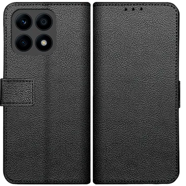 Just in Case Pu-Couro Book Capa Preto Honor X8a