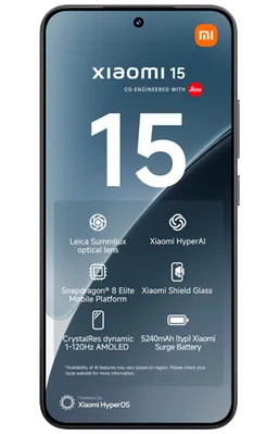 Xiaomi 15 12GB/256GB Preto