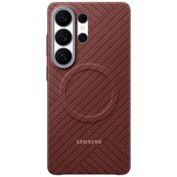 Samsung Carbon Back Cover Vermelho Magnético Samsung Galaxy S26 Ultra