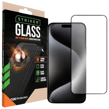 Striker D3O Vidro Temperado Edge To Edge Protetor De Ecrã Apple iPhone X/XS/11 Pro