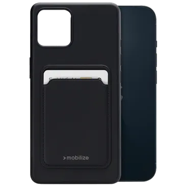 Mobilize Cardcase TPU Back Cover Preto Apple iPhone 15