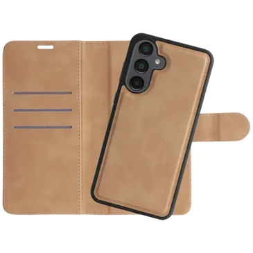 Just in Case Amovível Pu-Couro Book Capa Castanho Samsung Galaxy A36 5G/A56 5G