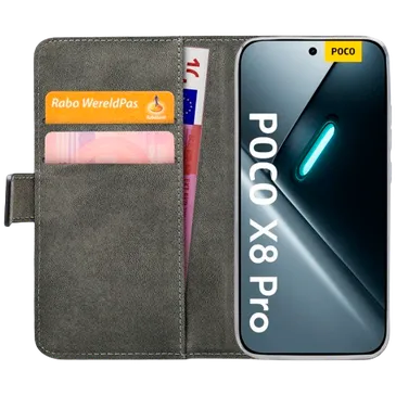 Mobilize PU-Couro Book Capa Preto POCO X8 Pro