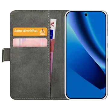 Mobilize PU-Couro Book Capa Preto Google Pixel 10a