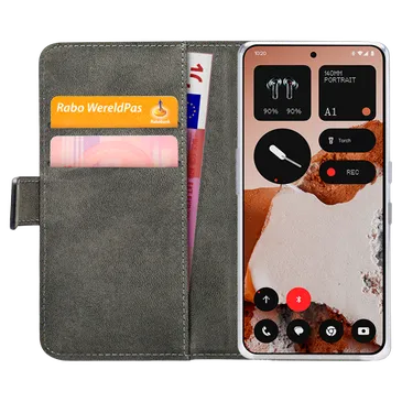 Mobilize PU-Couro Book Capa Preto CMF Phone 2 Pro