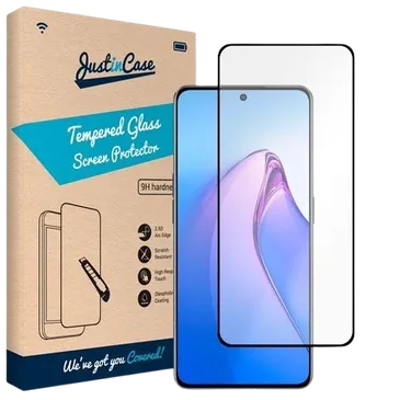 Just in Case Vidro Temperado Edge To Edge Protetor De Ecrã OPPO Reno8 Pro