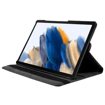 Just in Case Pu-Couro Rotating 360 Book Capa Preto Samsung Galaxy Tab A8