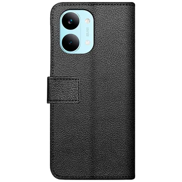 Just in Case PU-Couro Book Capa Preto POCO X8 Pro Max