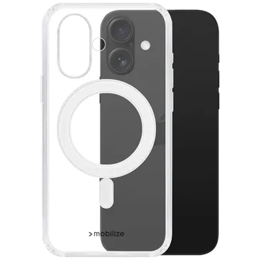 Mobilize PC Back Cover Transparente Magnético Apple iPhone 16 Plus