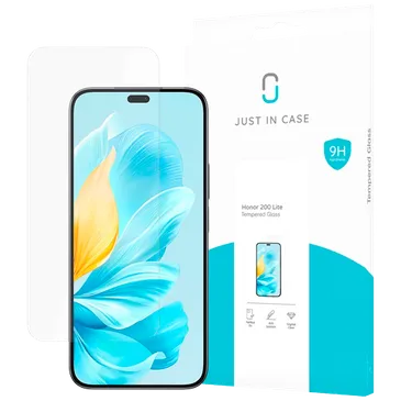 Just in Case Protector De Ecrã Transparente De Vidro Temperado Honor 200 Lite
