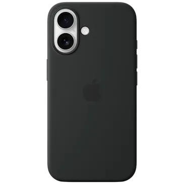 Apple Silicone Back Cover Preto MagSafe Apple iPhone 16