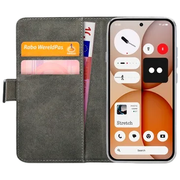 Mobilize PU-Couro Book Capa Preto Nothing Phone (4a)