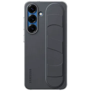 Samsung Standing Grip Silicone Back Cover Preto Samsung Galaxy S25