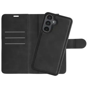 Just in Case Amovível Pu-Couro Book Capa Preto Samsung Galaxy S25