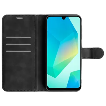 Just in Case Pu-Couro Book Capa Preto Samsung Galaxy A36 5G/A56 5G