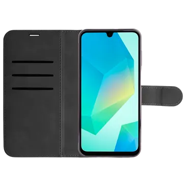 Just in Case Uitneembare Pu-Couro Book Capa Preto Samsung Galaxy A16/A16 5G