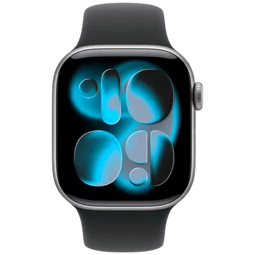 Apple Watch Series 11 42mm Cinzento (Bracelete De Borracha Preta S/M)