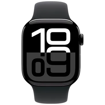 Apple Watch Series 10 4G 42mm Preto (Bracelete De Borracha Preta S/M)