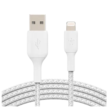 Belkin Boost Charge Lightning Cabo Braided 2 Metros Branco