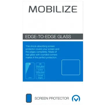 Mobilize Protector de Ecrã de Vidro Temperado Edge-to-Edge Apple iPhone X/XS Preto