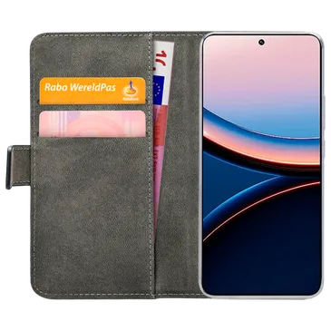 Mobilize Pu-Couro Book Capa Preto Poco F7 Ultra