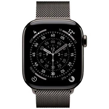 Apple Watch Series 11 42mm 5G Ardósia Titanium (Bracelete Milanesa Cinzenta)