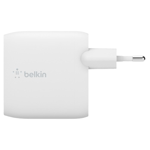 Belkin Boost Charger Dual USB Carregador Rápido 24W + Cabo Lightning Branco