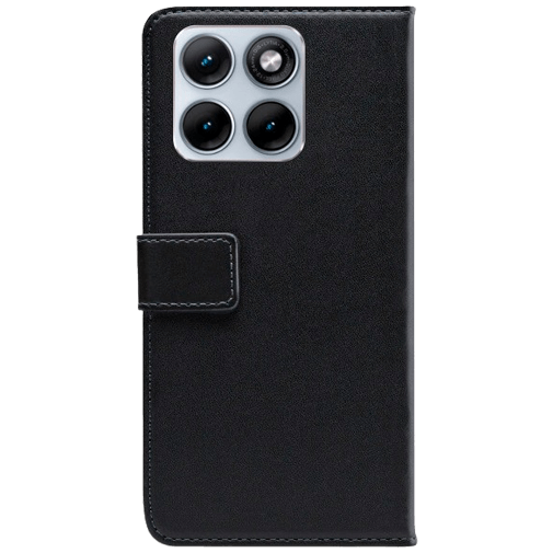 Mobilize PU-Couro Book Capa Preto Motorola Edge 70 Fusion