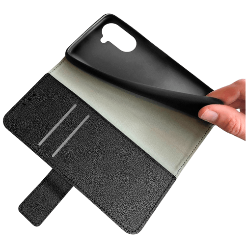 Just in Case PU-Couro Book Capa Preto OnePlus Nord CE5