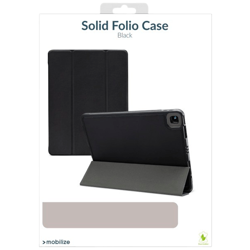 Mobilize PU-Couro Solid Folio Book Capa Preto Apple iPad 2022/2025 11