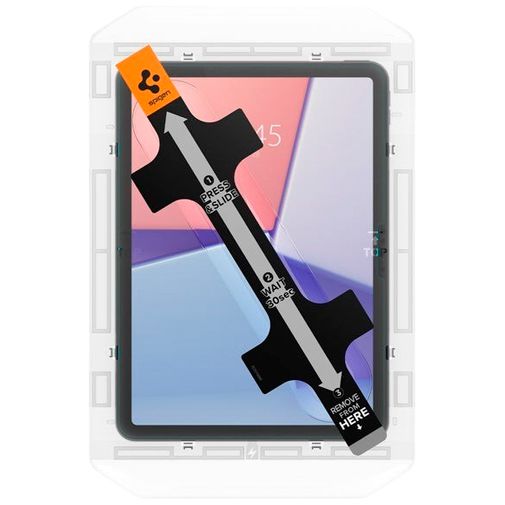 Spigen EZ Fit Protector De Ecrã Transparente De Vidro Temperado Apple iPad Air 2024/2025/2026 11