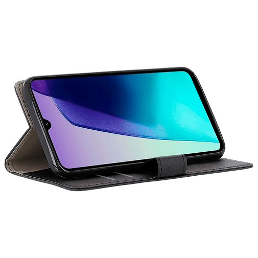 Just in Case Pu-Couro Book Capa Preto Xiaomi Redmi 14C
