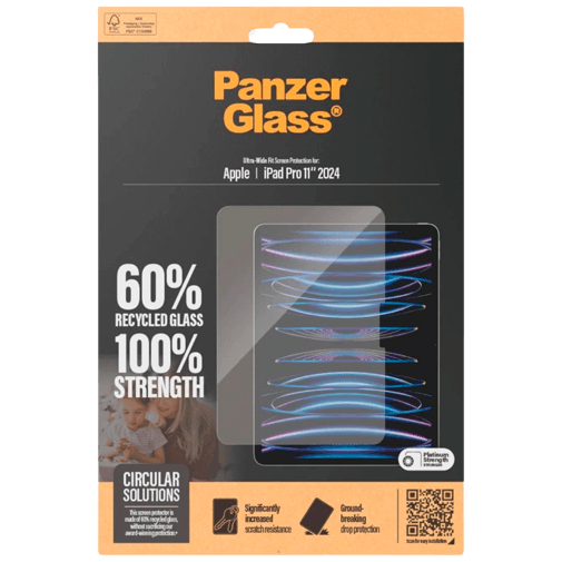 PanzerGlass Vidro Temperado Edge To Edge Protetor De Ecrã Apple iPad Pro 2024/2025 11