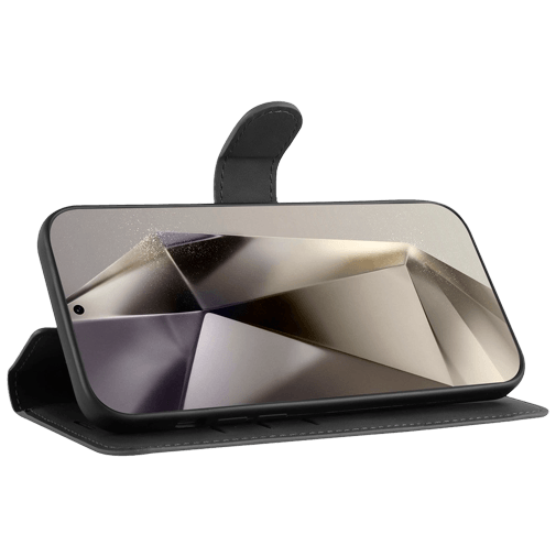 Just in Case Pu-Couro Book Capa Preto Samsung Galaxy S24 Ultra