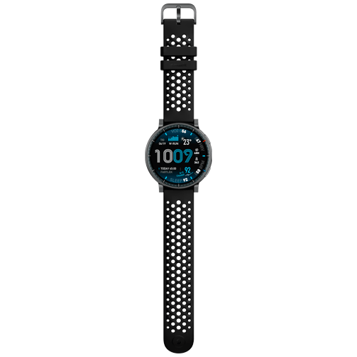 Amazfit Active Max Preto (Correia De Silicone Preta)