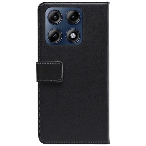 Mobilize PU-Couro Book Capa Preto Motorola Edge 70 Pro